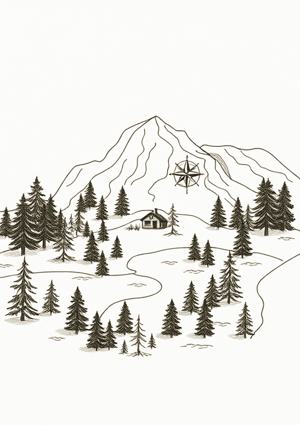 Off-Grid Property Scout Workbook — studio product photo of the printable A4 PDF cover.